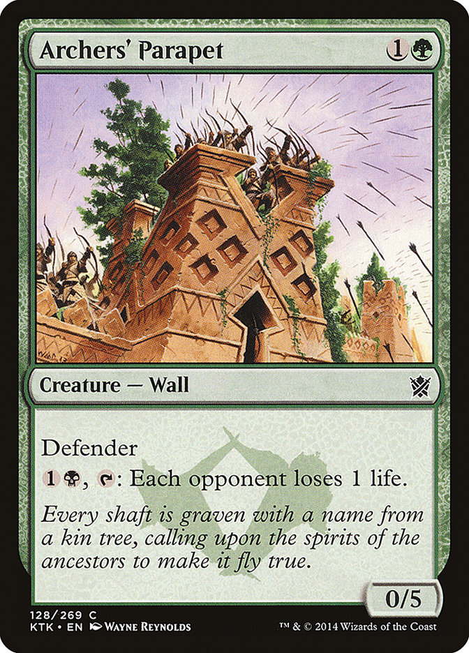 Archers' Parapet [Khans of Tarkir] Magic: The Gathering