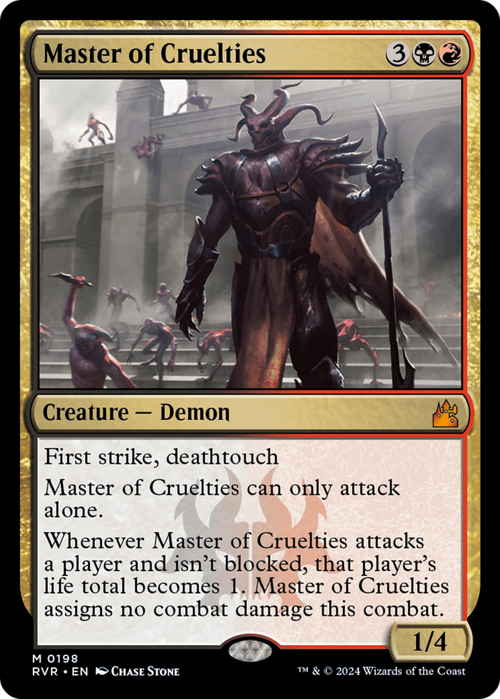 Master of Cruelties [Ravnica Remastered] Magic: The Gathering