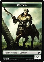 Centaur // Egg Double-Sided Token [Commander 2019 Tokens] Magic: The Gathering