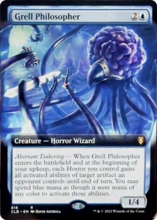 Grell Philosopher (Extended Art) [Commander Legends: Battle for Baldur's Gate] Magic: The Gathering