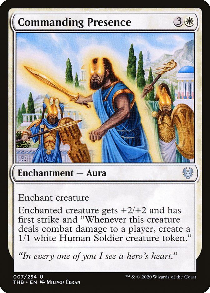 Commanding Presence [Theros Beyond Death] Magic: The Gathering