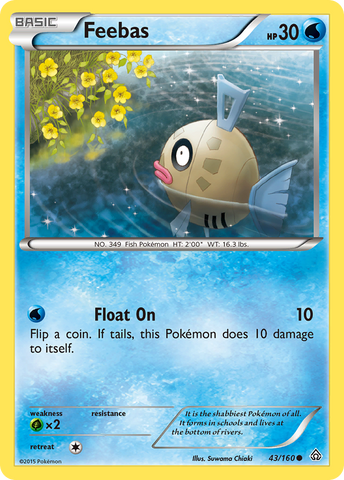 Feebas (43/160) [XY: Primal Clash] Pokémon