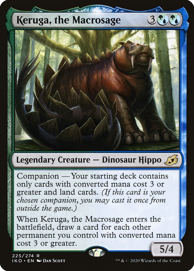 Keruga, the Macrosage [Ikoria: Lair of Behemoths] Magic: The Gathering