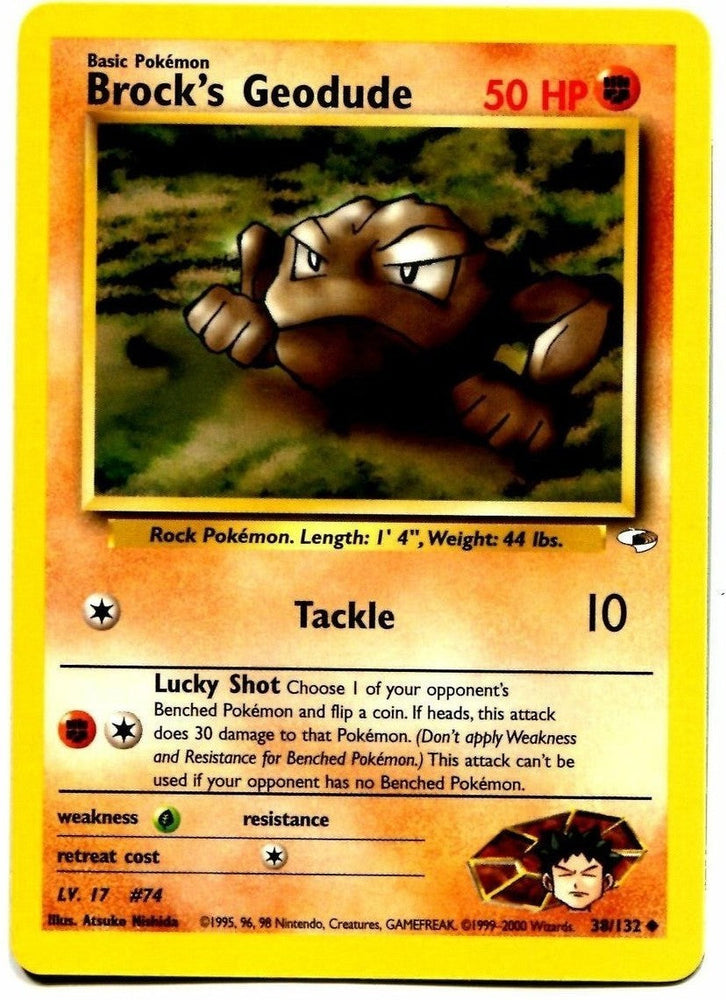 Brock's Geodude (38/132) [Gym Heroes Unlimited] Pokémon