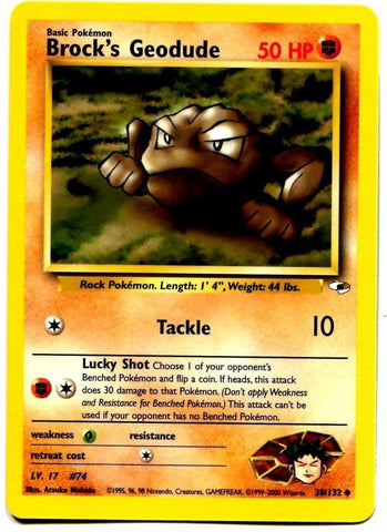 Brock's Geodude (38/132) [Gym Heroes Unlimited] Pokémon