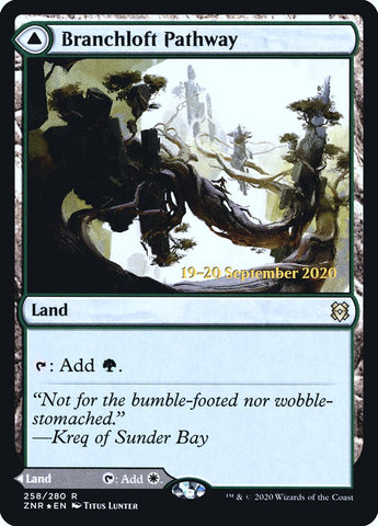 Branchloft Pathway // Boulderloft Pathway [Zendikar Rising Prerelease Promos] Magic: The Gathering
