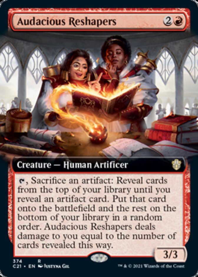 Audacious Reshapers (Extended Art) [Commander 2021] Magic: The Gathering