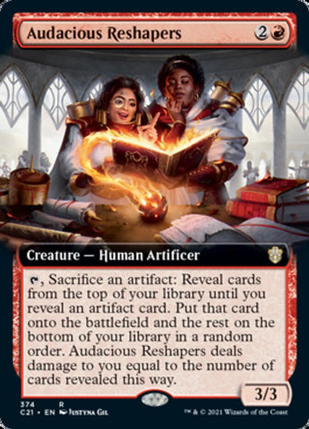 Audacious Reshapers (Extended Art) [Commander 2021] Magic: The Gathering