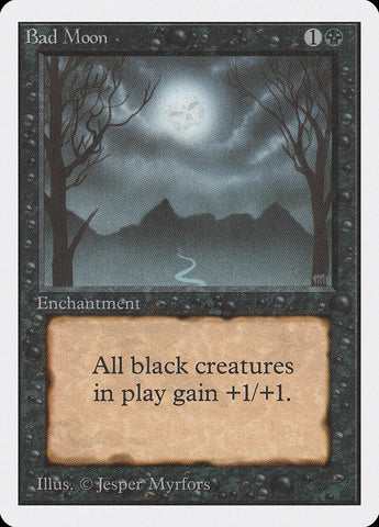 Bad Moon [Unlimited Edition] Magic: The Gathering
