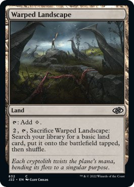 Warped Landscape [Jumpstart 2022] Magic: The Gathering