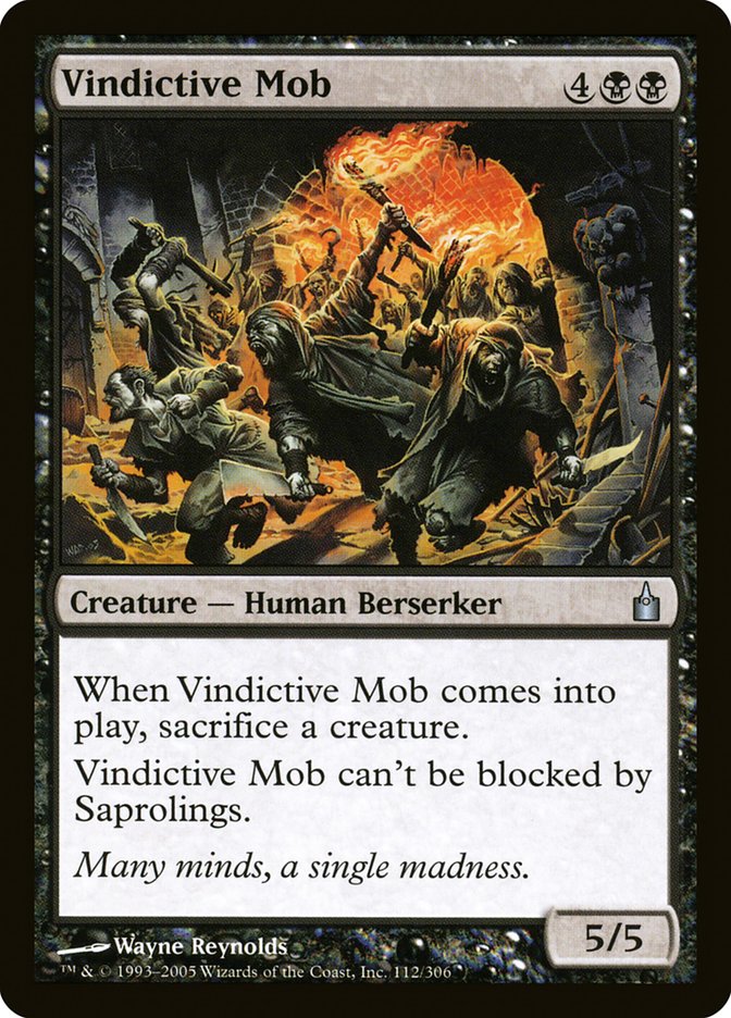 Vindictive Mob [Ravnica: City of Guilds] Magic: The Gathering