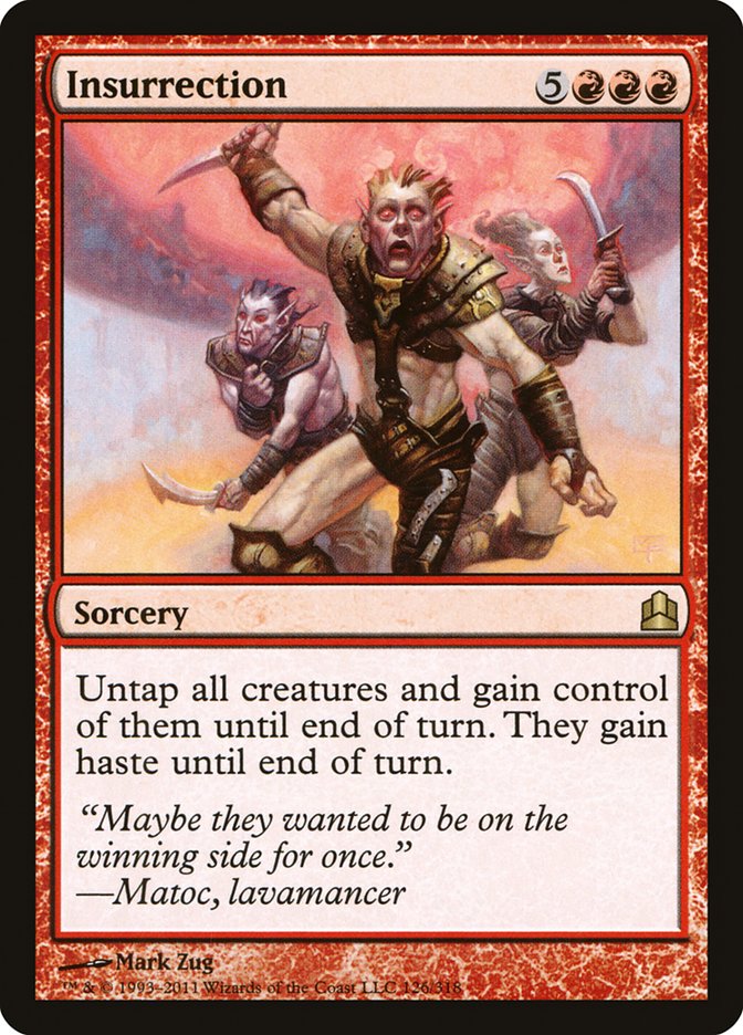 Insurrection [Commander 2011] Magic: The Gathering