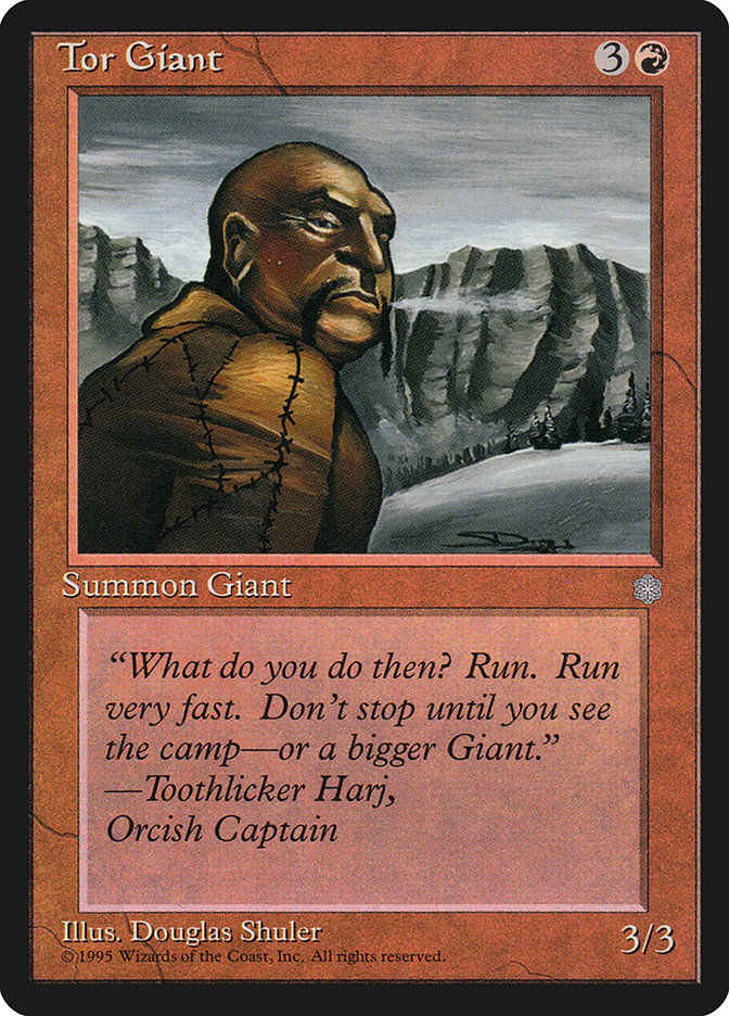 Tor Giant [Ice Age] Magic: The Gathering