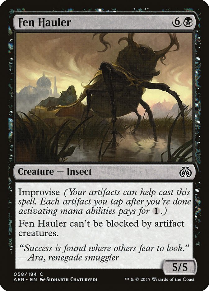 Fen Hauler [Aether Revolt] Magic: The Gathering
