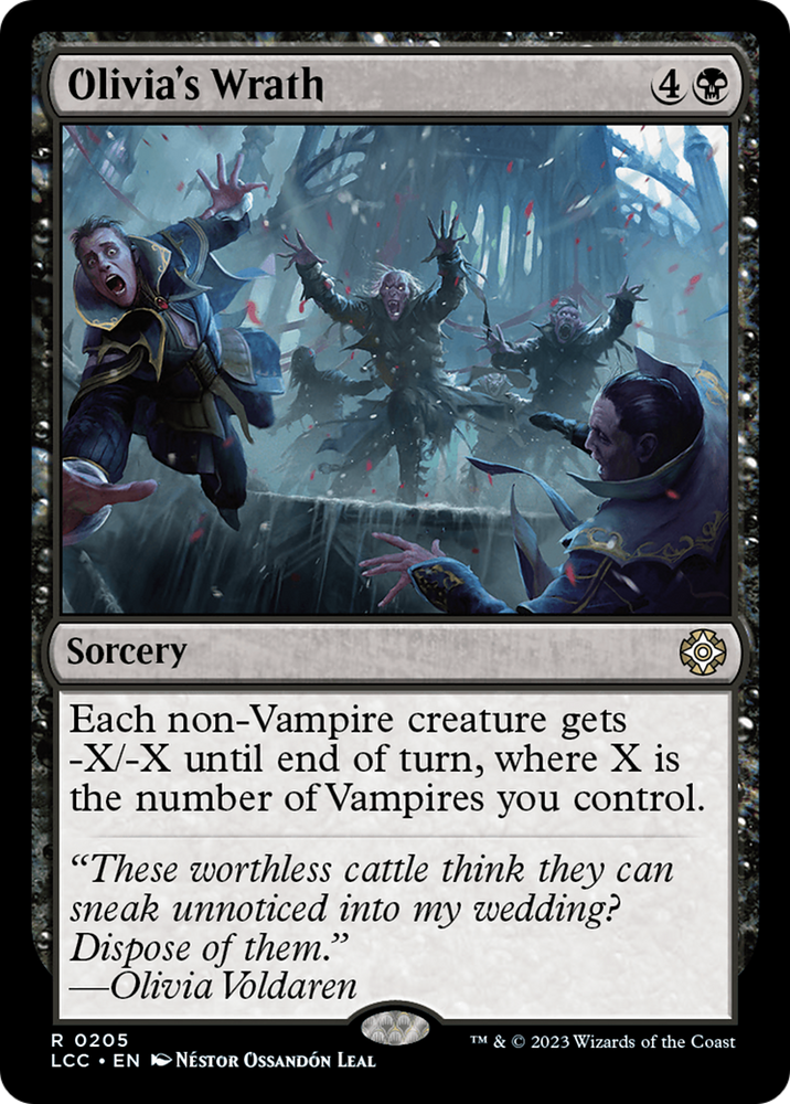 Olivia's Wrath [The Lost Caverns of Ixalan Commander] Magic: The Gathering