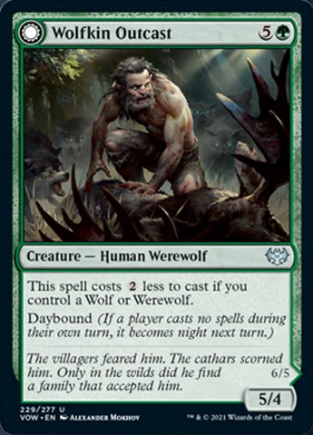 Wolfkin Outcast // Wedding Crasher [Innistrad: Crimson Vow] Magic: The Gathering