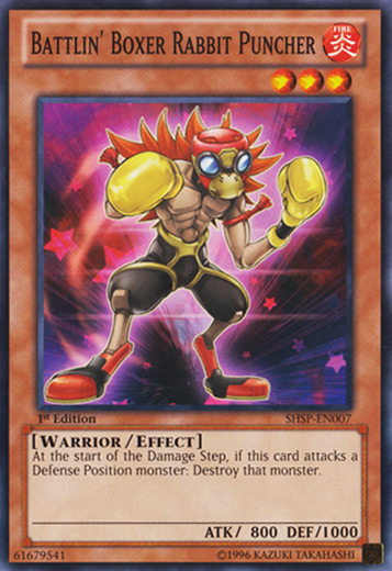Battlin' Boxer Rabbit Puncher [SHSP-EN007] Common Yu-Gi-Oh!