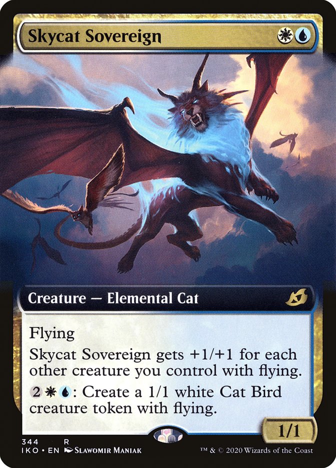 Skycat Sovereign (Extended Art) [Ikoria: Lair of Behemoths] Magic: The Gathering