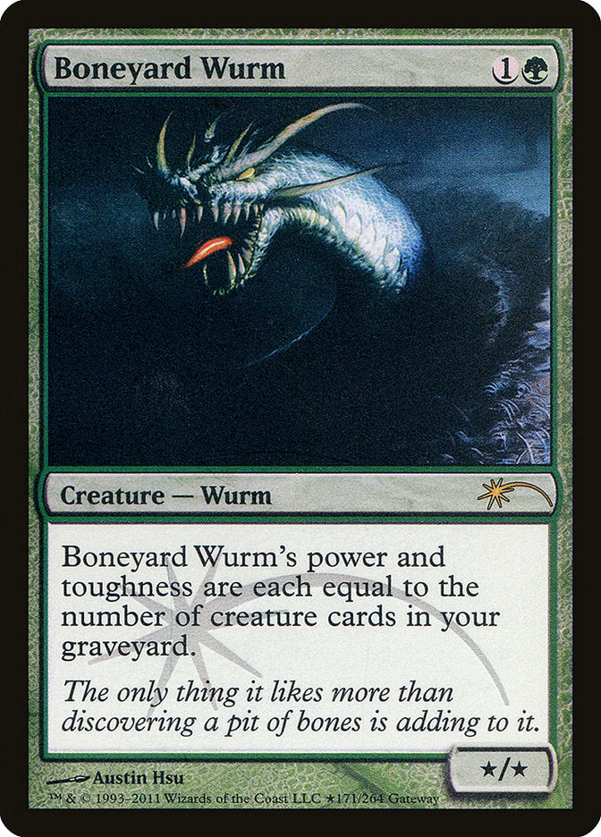 Boneyard Wurm [Wizards Play Network 2011] Magic: The Gathering