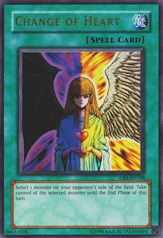 Change of Heart [DB1-EN168] Ultra Rare Yu-Gi-Oh!