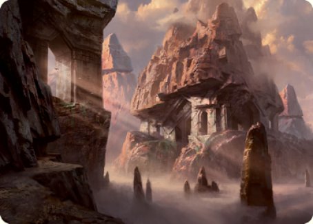 Mountain (277) Art Card [Dungeons & Dragons: Adventures in the Forgotten Realms Art Series] Magic: The Gathering