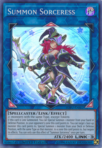 Summon Sorceress [SOFU-ENSE2] Super Rare Yu-Gi-Oh!