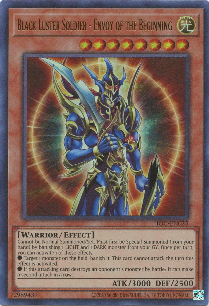 Black Luster Soldier - Envoy of the Beginning (25th Anniversary) [IOC-EN025] Ultra Rare Yu-Gi-Oh!