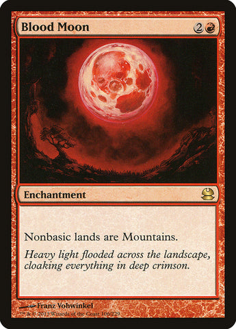 Blood Moon [Modern Masters] Magic: The Gathering
