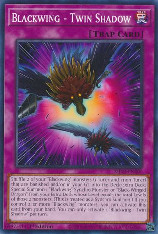 Blackwing - Twin Shadow [MP23-EN207] Common Yu-Gi-Oh!