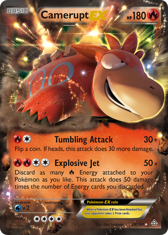 Camerupt EX (29/160) [XY: Primal Clash] Pokémon