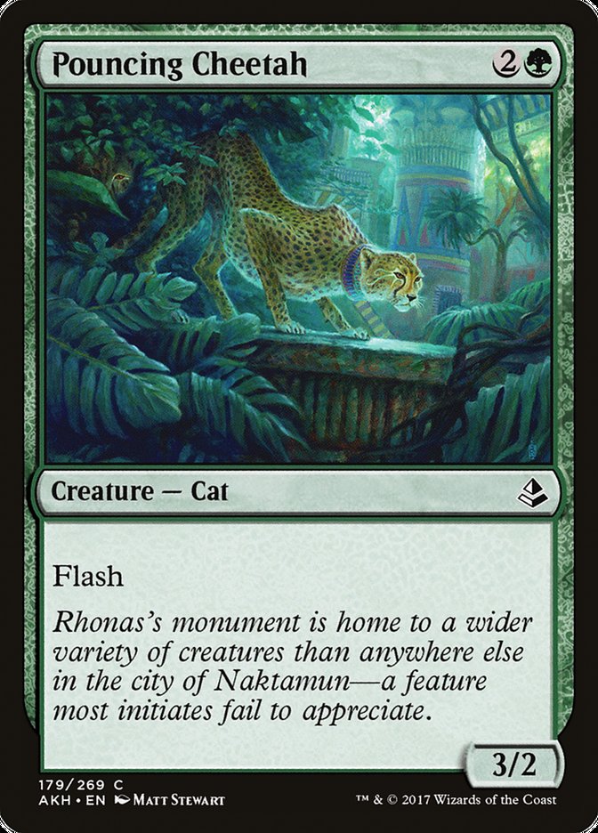 Pouncing Cheetah [Amonkhet] Magic: The Gathering