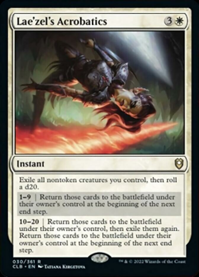 Lae'zel's Acrobatics [Commander Legends: Battle for Baldur's Gate] Magic: The Gathering