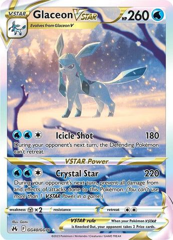 Glaceon VSTAR (GG40/GG70) [Sword & Shield: Crown Zenith] Pokémon