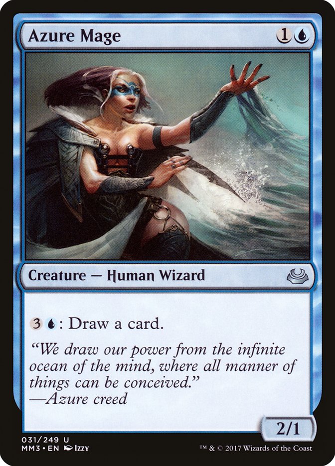 Azure Mage [Modern Masters 2017] Magic: The Gathering