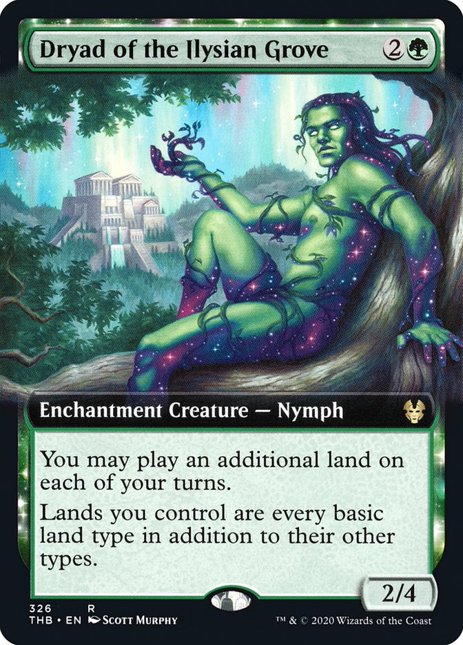 Dryad of the Ilysian Grove (Extended Art) [Theros Beyond Death] Magic: The Gathering