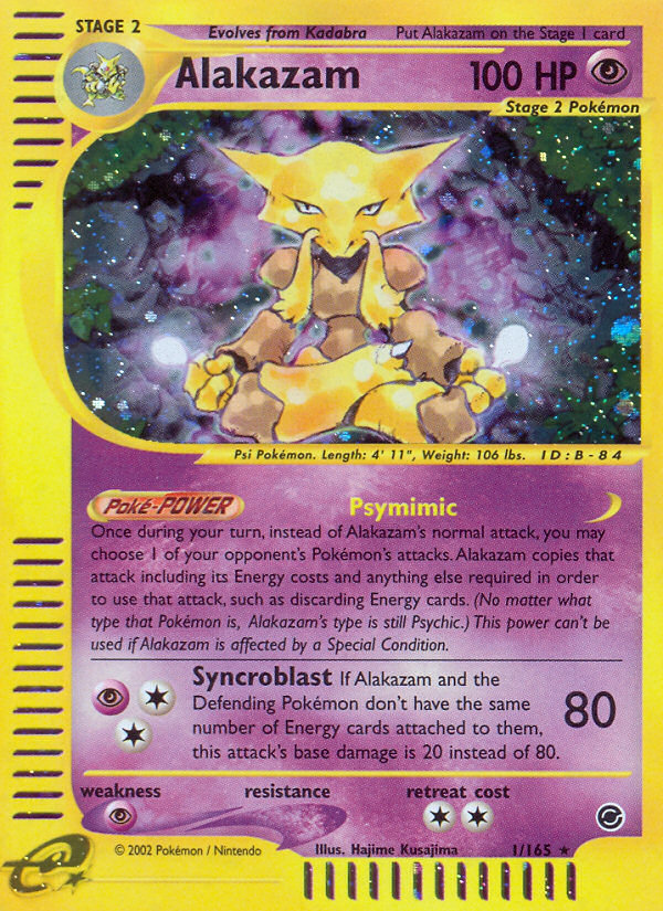 Alakazam (1/165) [Expedition: Base Set] Pokémon