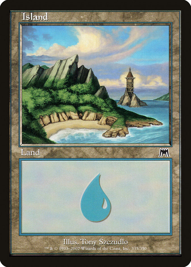 Island (335) [Onslaught] Magic: The Gathering