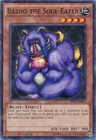 Bazoo the Soul-Eater [BP03-EN002] Shatterfoil Rare Yu-Gi-Oh!