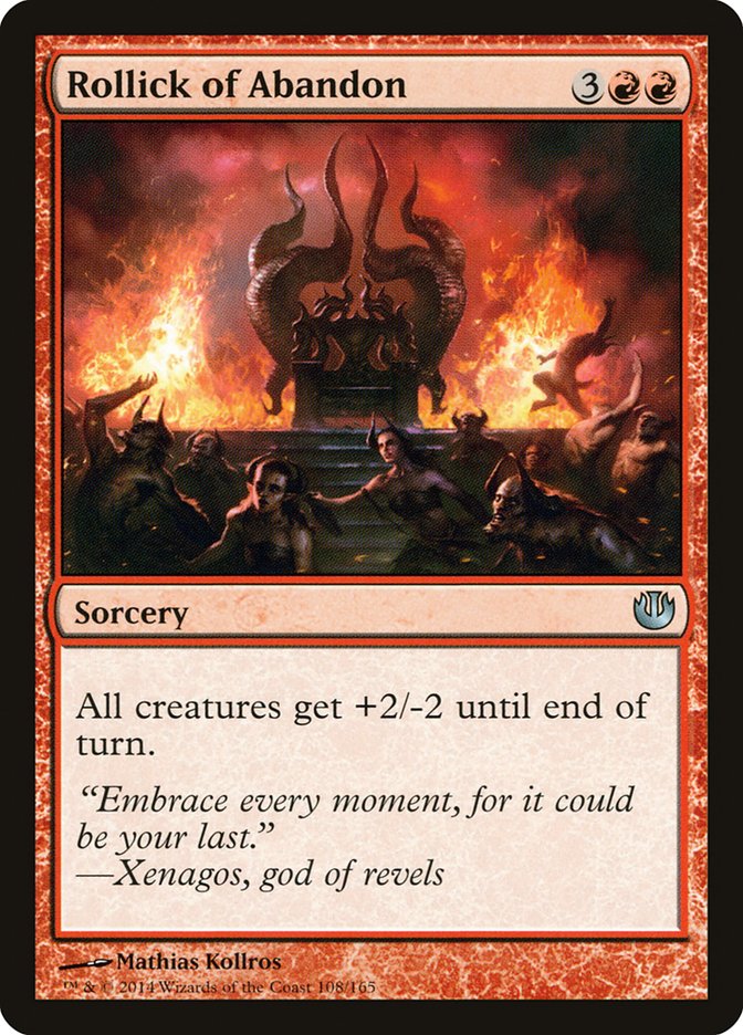 Rollick of Abandon [Journey into Nyx] Magic: The Gathering