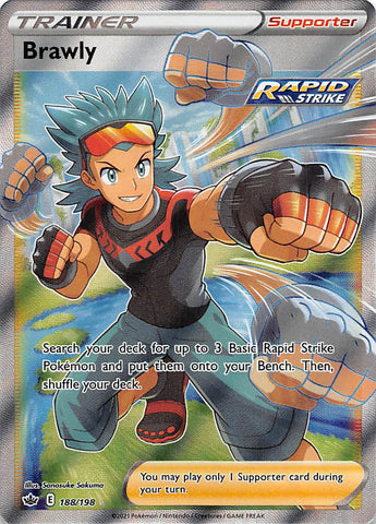 Brawly (188/198) [Sword & Shield: Chilling Reign] Pokémon