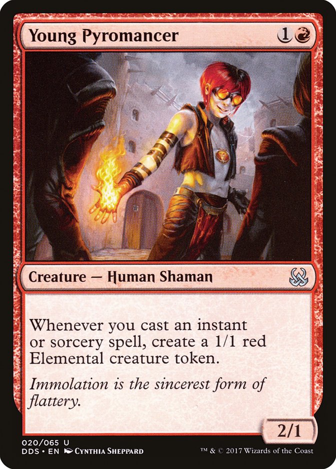 Young Pyromancer [Duel Decks: Mind vs. Might] Magic: The Gathering