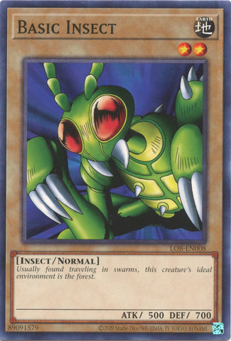 Basic Insect (25th Anniversary) [LOB-EN008] Common Yu-Gi-Oh!