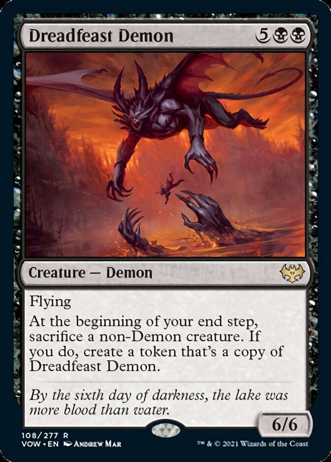 Dreadfeast Demon [Innistrad: Crimson Vow] Magic: The Gathering