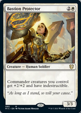 Bastion Protector [Innistrad: Midnight Hunt Commander] Magic: The Gathering