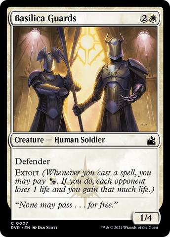 Basilica Guards [Ravnica Remastered] Magic: The Gathering
