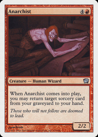 Anarchist [Ninth Edition] Magic: The Gathering
