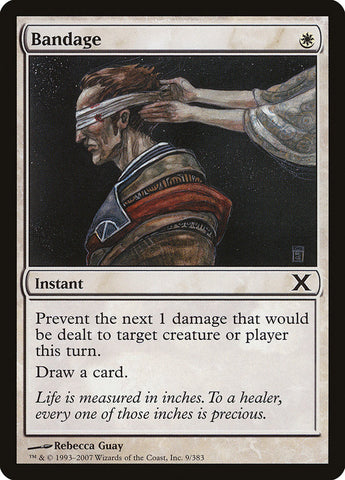 Bandage [Tenth Edition] Magic: The Gathering