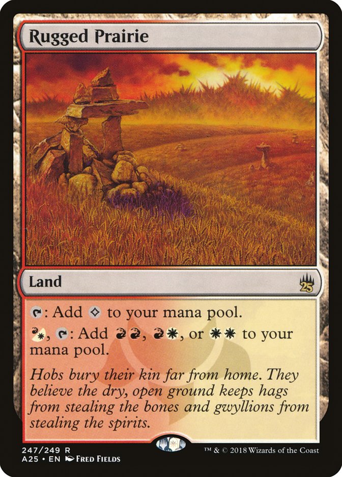 Rugged Prairie [Masters 25] Magic: The Gathering