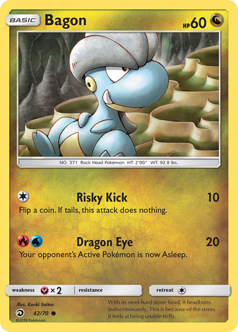 Bagon (42/70) [Sun & Moon: Dragon Majesty] Pokémon