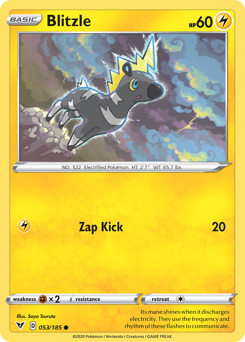 Blitzle (053/185) [Sword & Shield: Vivid Voltage] Pokémon